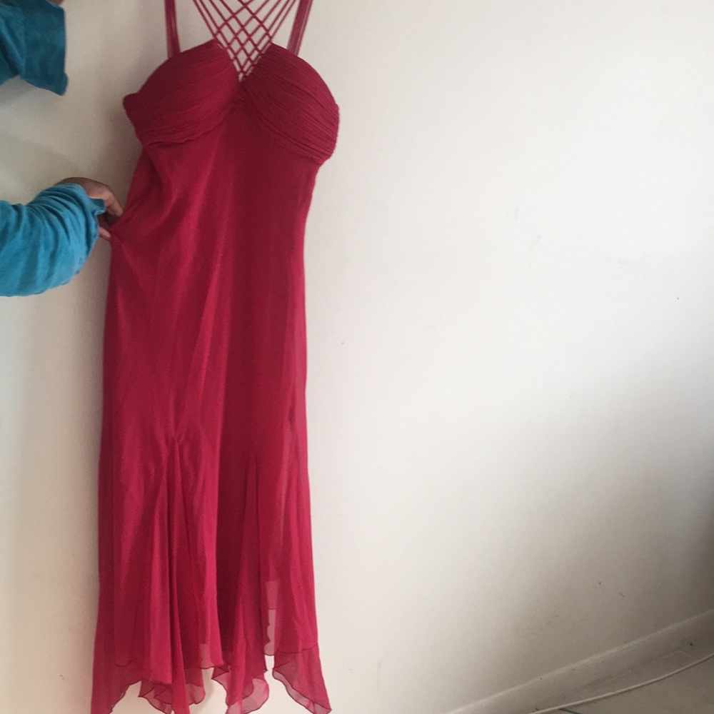 silk gown